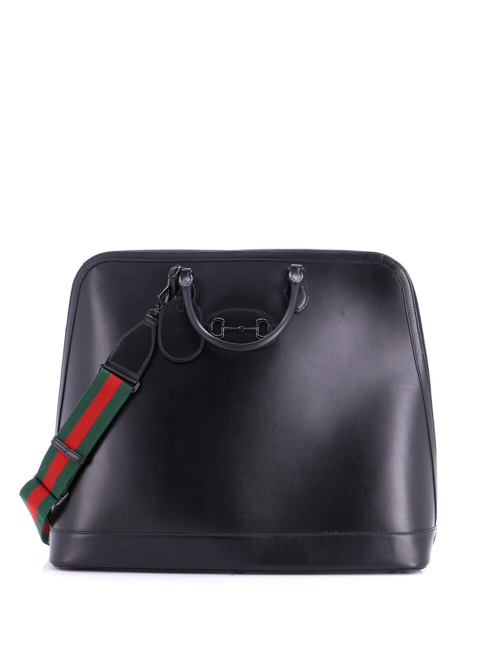 Gucci Horsebit Web Duffle Bag Leather #244390G18B